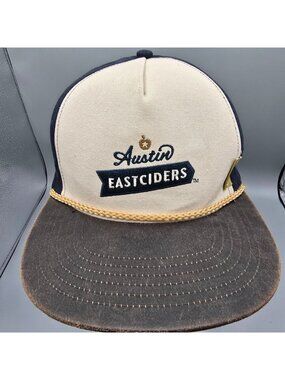 Austin Eastciders "Cider Y'all" Beige & Brown Cotton Snapback Five-Panel Hat